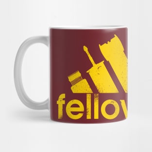 fellows-dwarf-elf-man-sports stripes Mug
